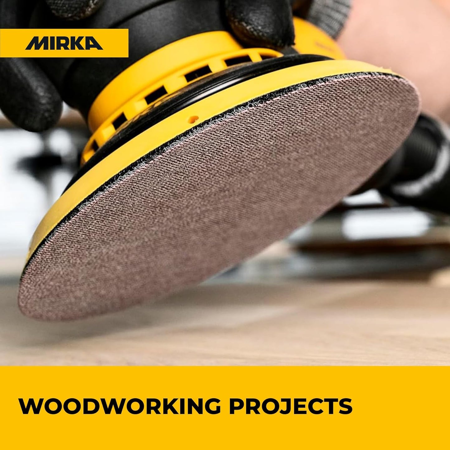 Mirka Abranet 6-Inch Sanding Discs – Dust-Free Hook & Loop Mesh, 50pcs, Grit 80