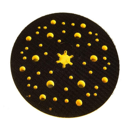 Mirka 6" Backup Pad – Hook & Loop, 48 Holes, Medium Foam (916GV48)