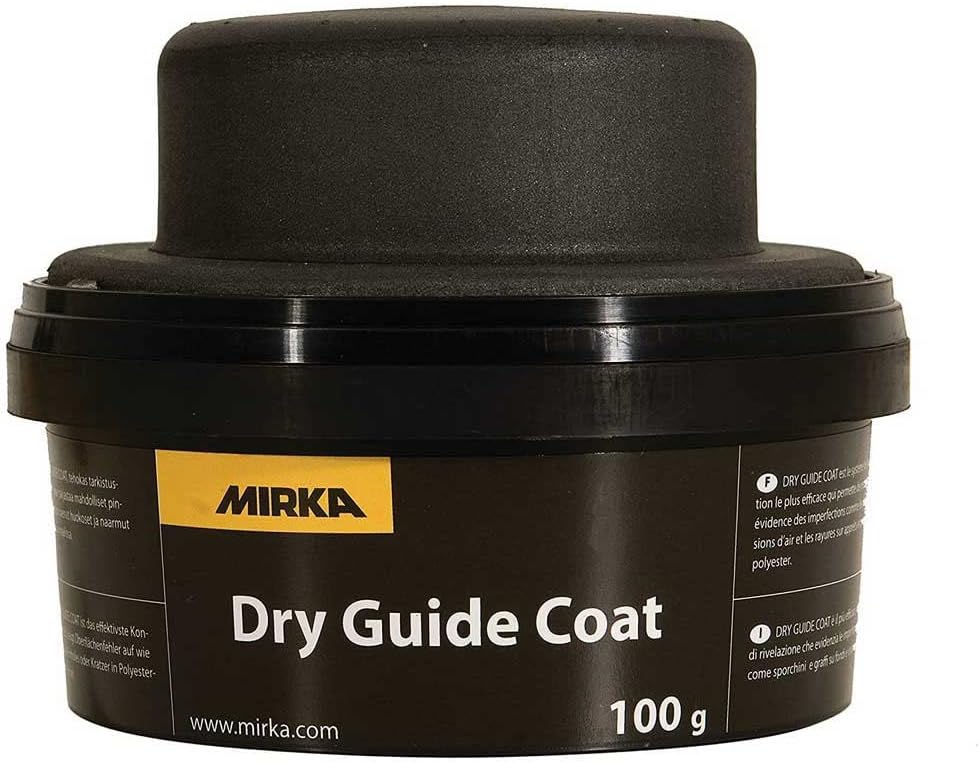 Mirka Dry Guide Coat Black with Applicator 100g – For Light Colour Surfaces