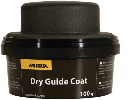 Mirka Dry Guide Coat Black with Applicator 100g – For Light Colour Surfaces
