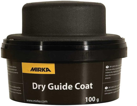 Mirka Dry Guide Coat Black with Applicator 100g – For Light Colour Surfaces