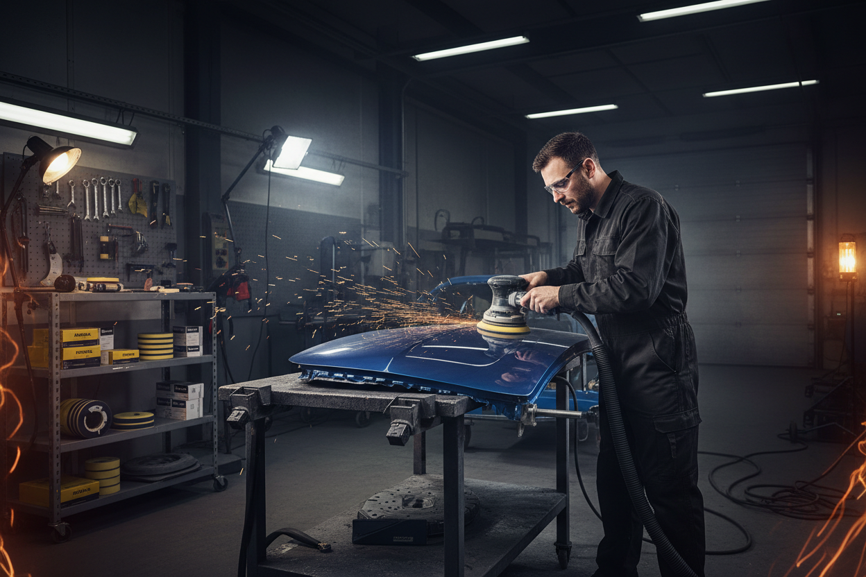 Professional Sanding Workshop Banner
